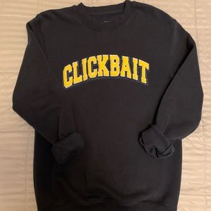 Clickbait crew neck sweatshirt